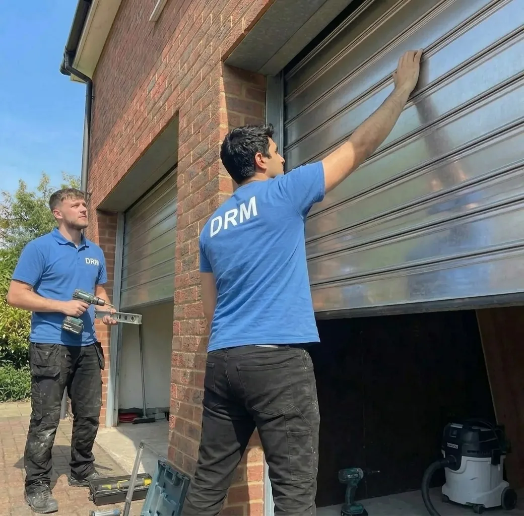 Rideau remis en service — Rideau métallique à Maisons-Alfort